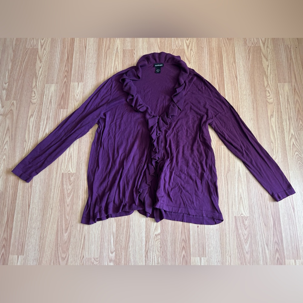 Lane Bryant Plum Knit Sweater